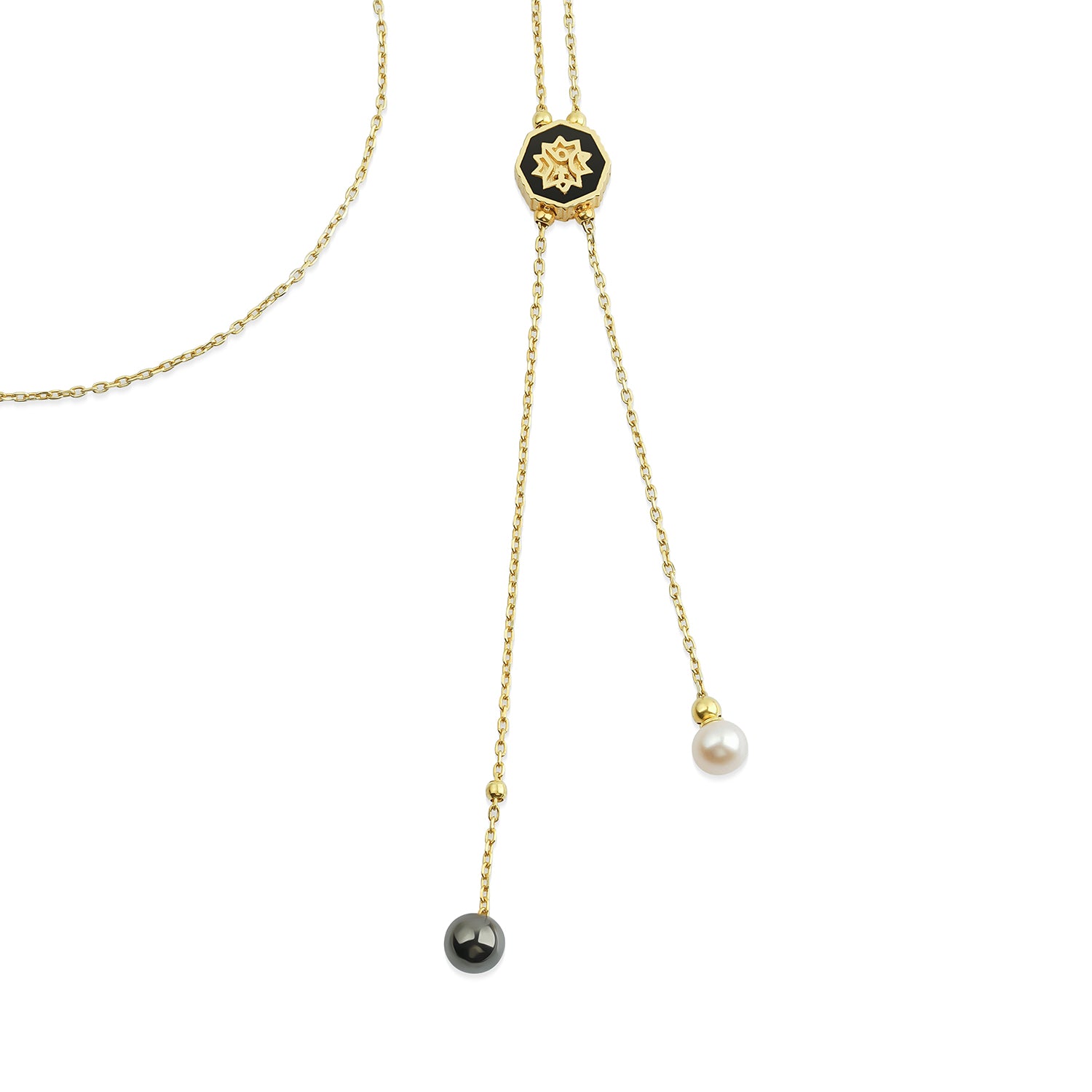 Adel Pearl Necklace | Gold | Luna Merdin Collection