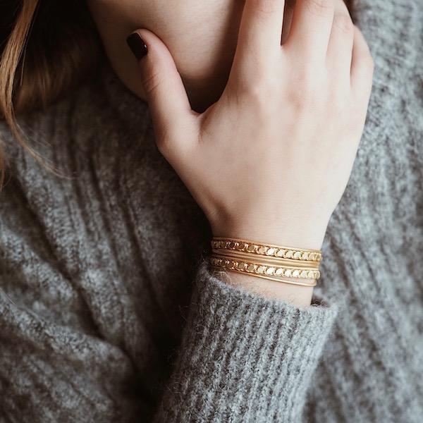 Adel Braid Bracelet | Gold Chain | Luna Merdin Collection