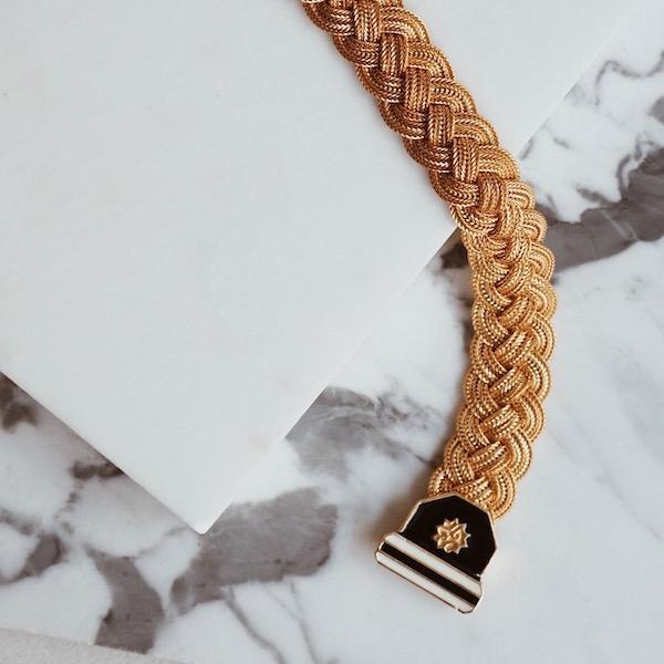 Adel Braid Bracelet | Gold | Luna Merdin Collection