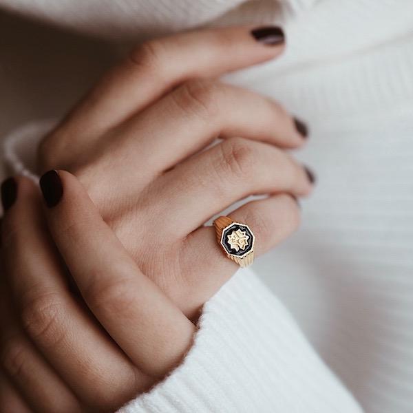 Adel Ring | Small Gold | Luna Merdin Collection