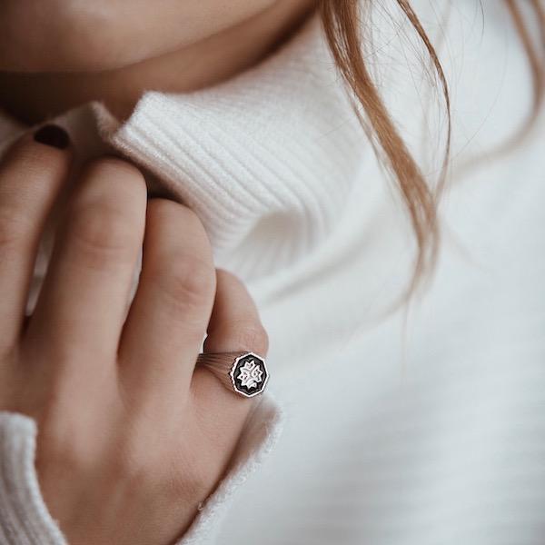 Adel Ring | Small Silver | Luna Merdin Collection