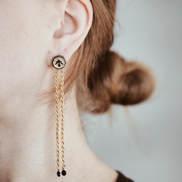 Alka Earring | Gold | Luna Merdin Collection